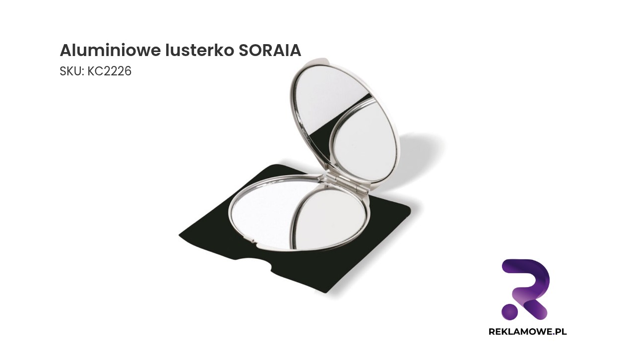Aluminiowe lusterko Soraia w stylowym designie
