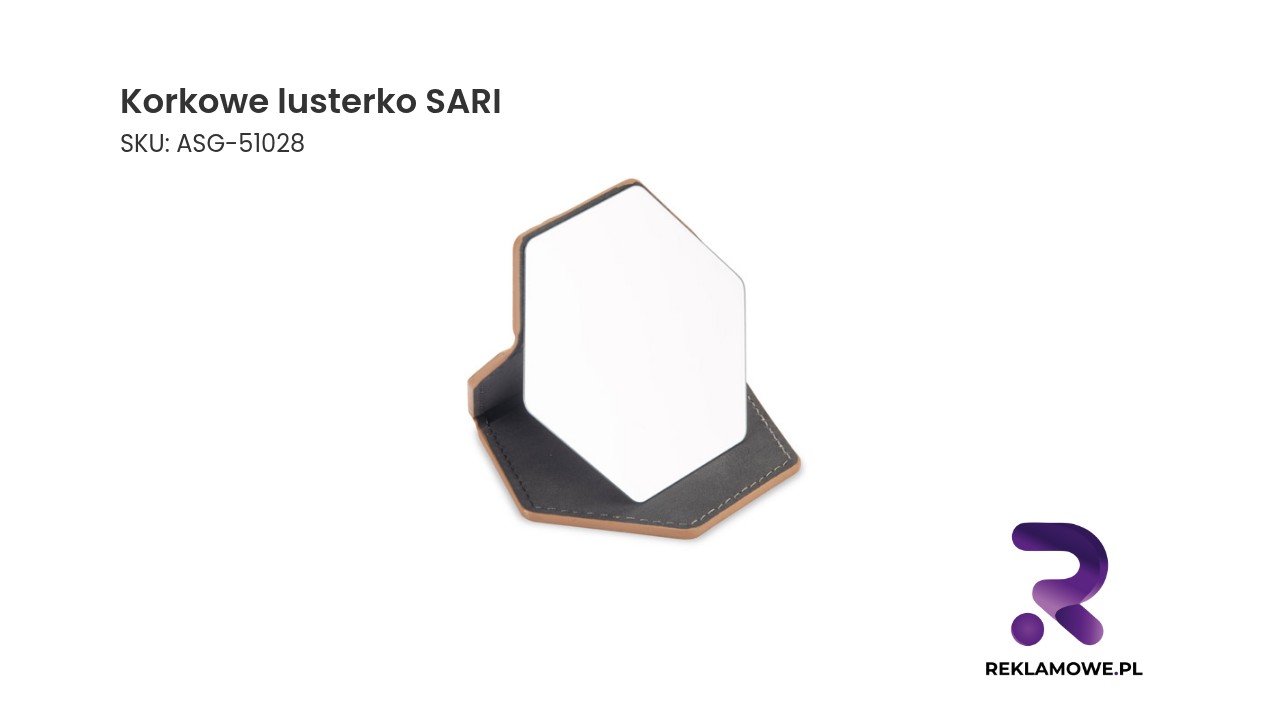 Korkowe lusterko SARI – dekoracyjne lusterko z korka