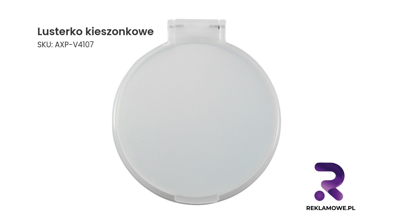 Przenośne lusterko kieszonkowe w eleganckiej oprawie