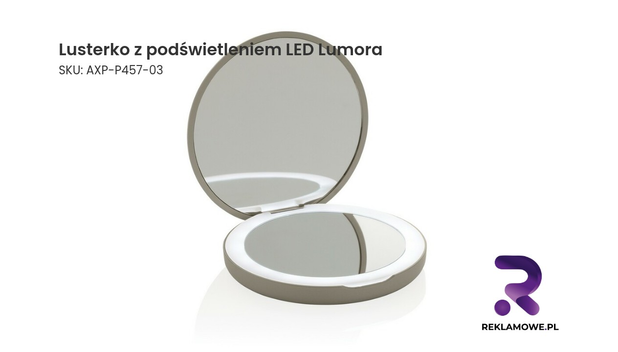 Lusterko z podświetleniem LED Lumora Lusterko z podświetleniem LED Lumora – eleganckie lustro z oświetleniem LED