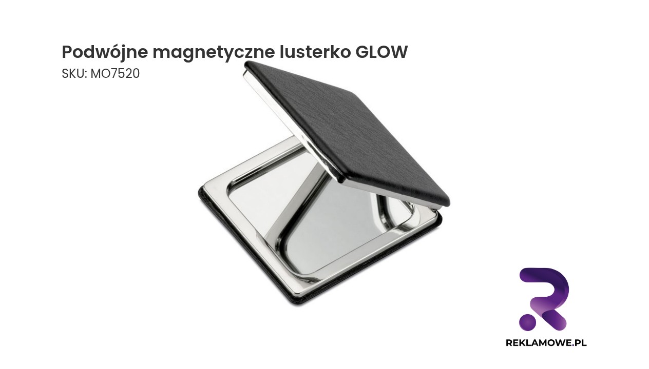 Podwójne magnetyczne lusterko GLOW – praktyczne lusterko do makijażu i codziennej pielęgnacji